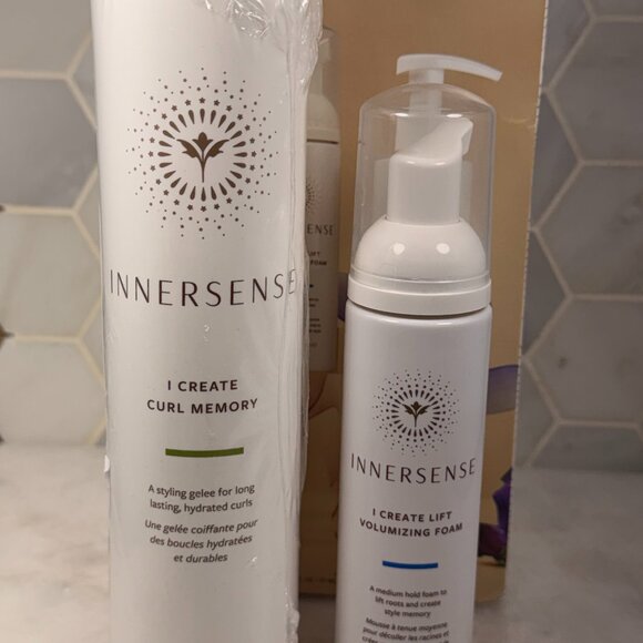 INNERSENSE-Curl Enhance Duo |I Create Curl Memory 10 oz + I Create Lift 2.6oz - Picture 2 of 2